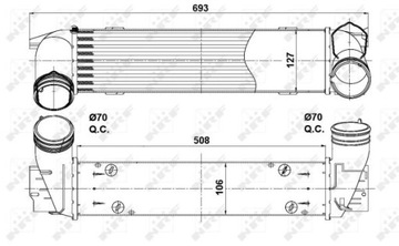 фото thumb №12, Интеркулер bmw x1 xdrive 25d 07/2012 30386 nrf