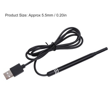 ЭНДОСКОПНАЯ КАМЕРА ДЛЯ ЧИСТКИ УШЕЙ 3 В 1 USB