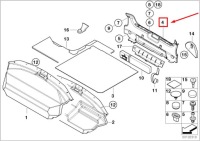 фото thumb №7, Bmw 3 e36 rear trunk панель trim 51478410735 8410735