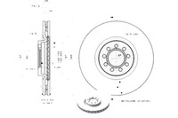 фото thumb №3, Brembo гальмівні диски гальмівний kpl перед iveco daily iv v vi
