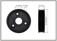 Caffaro ролик натягувача 103,2x29x24,2 метал Ціна, фото thumb