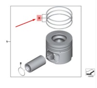 Набор ремонтный колец поршневых bmw 3 f30 11257812627 7812627 Цена, фото thumb