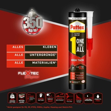 PATEX FLEXTEC ONE FOR ALL монтажный клей, моментальный, водостойкий, прочный.