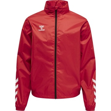 Детская куртка Hummel из полиэстера, капюшон, спрей, молния, размер 116, 6 лет