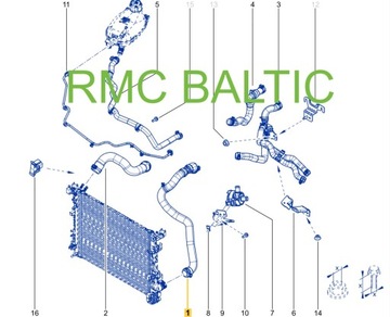 фото thumb №11, Шланг води jogger sandero iii logan iii duster