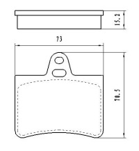 фото thumb №2, Гальмівні колодки гальмівні задня do citroen c5 i ii