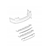 фото thumb №1, Mercedes ml 166 w166 dół бампера задня