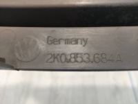 Vw caddy 04-12 решётка бампера противотуманной фары правый  перед 2k0853684a с Разборки, фото thumb