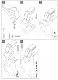 фото thumb №7, Підлокітник з адаптер do nissan juke, 2019- , arm2-black