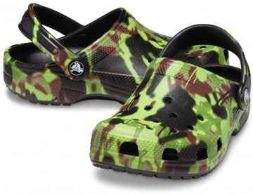 Детская обувь Сабо Crocs SPRAY CAMO CLOG 32-33