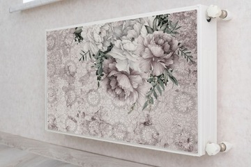 Mata MAGNETYCZNA Peonie Kwiaty Styl Retro 80x60