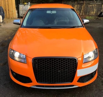 фото thumb №9, Решётка радиатора решётка audi a3 8p 05-08 rs вид чёрный блеск чёрный сота сота