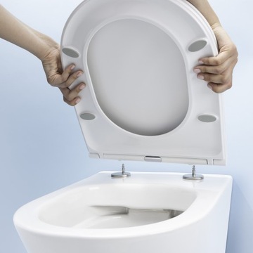 СИДЕНЬЕ ДЛЯ УНИТАЗА OLTENS VERNAL МЕДЛЕННО ЗАКРЫВАЮЩЕЕСЯ SLIM