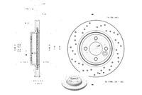 фото thumb №2, Brembo гальмівні диски гальмівні перфоровані mini r50 r53