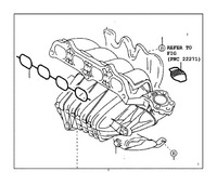 фото thumb №10, Прокладка всмоктувальна jp toyota scion xb matrix camry rav4 оригінальний