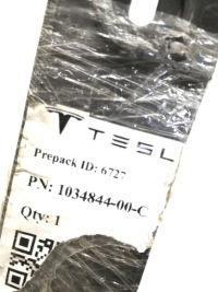 фото thumb №8, Tesla x напрямна бампера задній 1034844-00-c