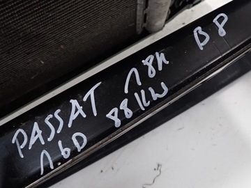 фото thumb №16, Комплект радіатор води кондиціонера вентилятор pas vw passat b8 1.6 tdi 88kw