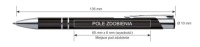НАБОР гелевой ручки и TouchPen + чехол с гравировкой ZS09