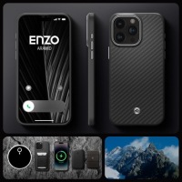 Чехол для iPhone 15 Pro, чехол Spigen Enzo Aramid Mag для чехла MagSafe