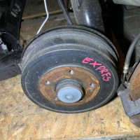 Купити Задня oś балка задня підвіска гальмівні барабани 555110548r renault express 1.5 dci, фото thumb