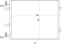 фото thumb №2, Конденсатор кондиціонера opel vivaro renault trafic ii nissan primastar