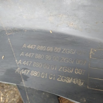 фото thumb №12, Mercedes vito w447 бампер переднее перед a4478809800