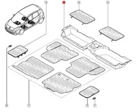 фото thumb №6, Обшивка підлога задня renault scenic iii 849300003r
