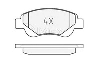 фото thumb №1, Meyle тормозные колодки тормозные citroen перед c1 107 aygo