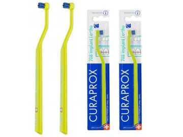 Зубная щетка Curaprox CS Implant ортодонтическая, один комплект, 2 шт.