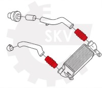 Шланг труба інтеркулер ford transit 1.8tdci Оригінал, фото thumb