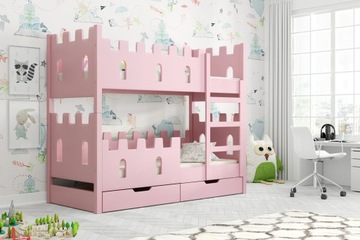 Кровать двухъярусная ЗАМЕК + матрацы 160х75