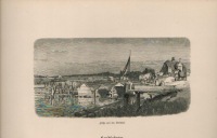 g0038 Данциг. Danziger Bucht/Danzig. Flösse auf der Weichsel. Okolo 1880.