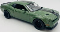 DODGE Challenger SRT Hellcat 1:24 Motormax 79350 зеленый