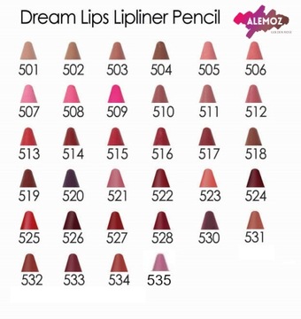 Golden Rose DREAM LIPS Карандаш для губ 512