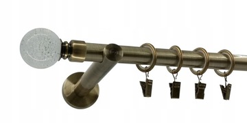 Комплект BUBBLE END для карниза Ø19 Gold Antique