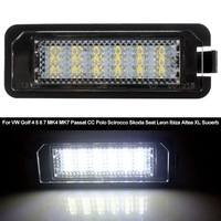 фото thumb №8, Подсветка номерного знака регистрационный фонари led vw passat b6 golf iv v vi 4