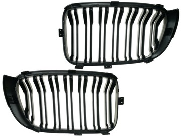 фото thumb №10, Решётки радиатора bmw x3 f25 x4 f26 чёрный блеск решётка решётка радиатора
