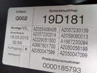 фото thumb №14, Mercedes c w205 205 универсал двери левые левые перед передние 896 a2057220110