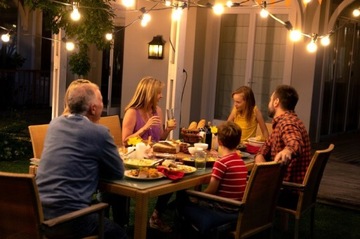 СВЕТОВАЯ ГИРЛЯНДИЯ Сад Садовые светильники для сада 20м МЕТРОВ 20 LED