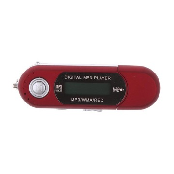 1 x MP3-видеоплеер с электронной книгой USB 4 FM MP4, красный