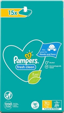 Салфетки Pampers Fresh Clean 12 x 52 = 624 шт.
