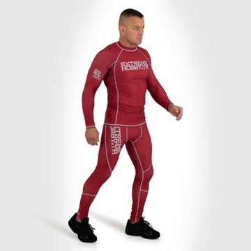 Футболка MMA BJJ термоактивная красная TRACE XL EXTREME HOBBY