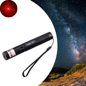 Портативная лазерная ручка с лазерной указкой, зарядкой через USB, одноточечным красным светом, видимым лучом