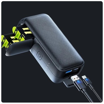 Ładowarka z Powerbankiem 10000mAh do GoPro Hero 5 6 7 8 9 10 11 12 Black