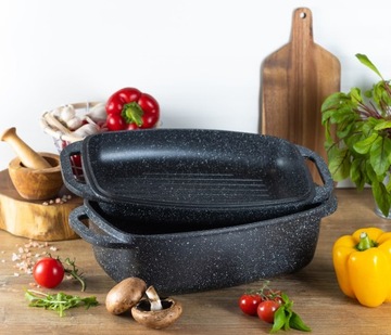 BRYTFANNA GĘSIARKA 5,1l Patelnia GRILLOWA Garnek