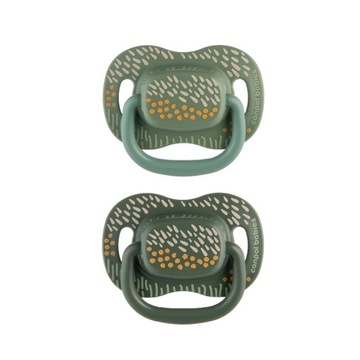 Соска CANPOL BABIES SILICONE SYMMETRICAL ГОРЫ 2 шт. 18 м+