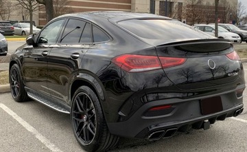 фото thumb №2, Градусы пороги боковые з планка led mercedes gle купе w167 c167 led хром