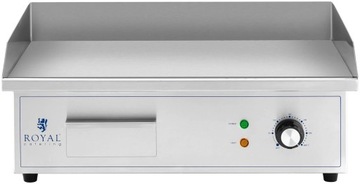 Grill elektryczny płyta grillowa gładka 530 x 350 mm 3000 W