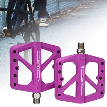 1 пара подшипников MTB, педали для горного велосипеда, платформа, нейлон Du Purple g