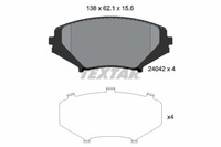 фото thumb №2, Тормозные колодки тормозные перед 2404201 textar mazda rx-8